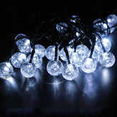 Salcar LED string lights, cool white, solar powered, waterproof – Ideal for garden, patio, party & Christmas